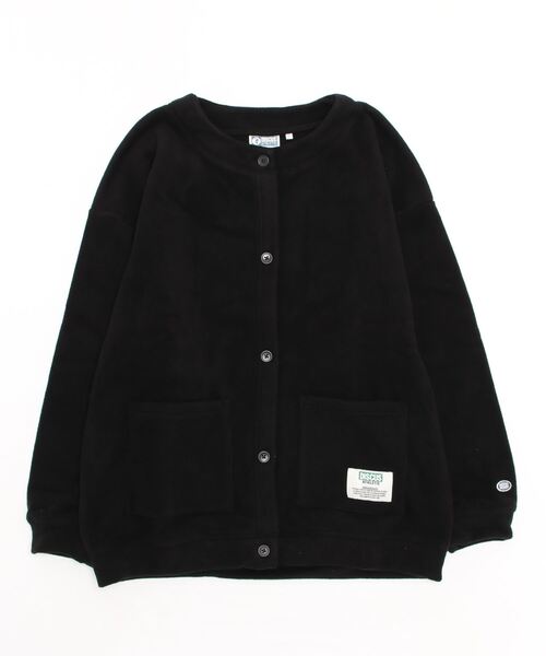 DISCUS ATHLETIC（ディスカス　アスレチック）の「DISCUS ATHLETIC（ディスカスアスレチック）フリースクルーネックカーディガン（カーディガン/ボレロ・レディース・イエロー/オレンジ/アイボリー/ブラック・M/L）」の22枚目の写真