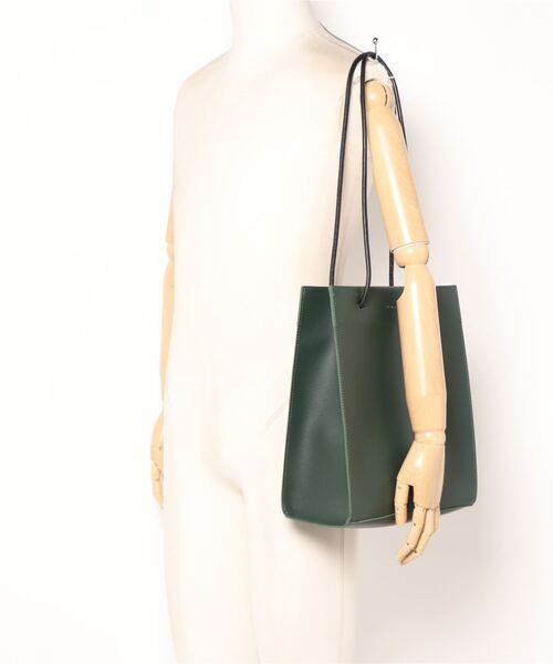 AZUL by moussy(アズールバイマウジー)の「NARROW HANDLE SHOPPER BAG Ⅲ/ナローハンドルショッパーバッグⅢ(ショルダーバッグ・レディース・ブラック/ベージュ/グリーン/マルチ・FREE)」の5枚目の写真