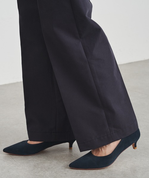 COLLAGE GALLARDAGALANTE（コラージュガリャルダガランテ）の「【OT】お仕事でも普段でも/キレイ目に使える/チノパンツ/手洗い可（チノパンツ・レディース・ネイビー/ベージュ・0/1）」の15枚目の写真