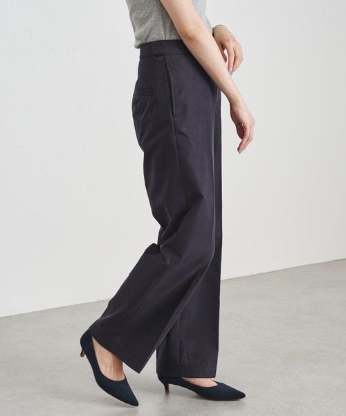 COLLAGE GALLARDAGALANTE（コラージュガリャルダガランテ）の「【OT】お仕事でも普段でも/キレイ目に使える/チノパンツ/手洗い可（チノパンツ・レディース・ネイビー/ベージュ・0/1）」の14枚目の写真