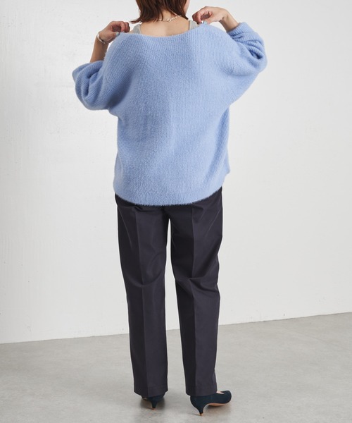 COLLAGE GALLARDAGALANTE（コラージュガリャルダガランテ）の「【OT】お仕事でも普段でも/キレイ目に使える/チノパンツ/手洗い可（チノパンツ・レディース・ネイビー/ベージュ・0/1）」の5枚目の写真