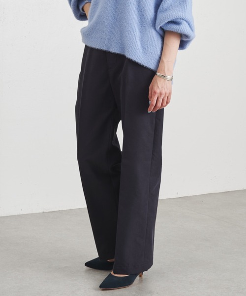 COLLAGE GALLARDAGALANTE（コラージュガリャルダガランテ）の「【OT】お仕事でも普段でも/キレイ目に使える/チノパンツ/手洗い可（チノパンツ・レディース・ネイビー/ベージュ・0/1）」の9枚目の写真