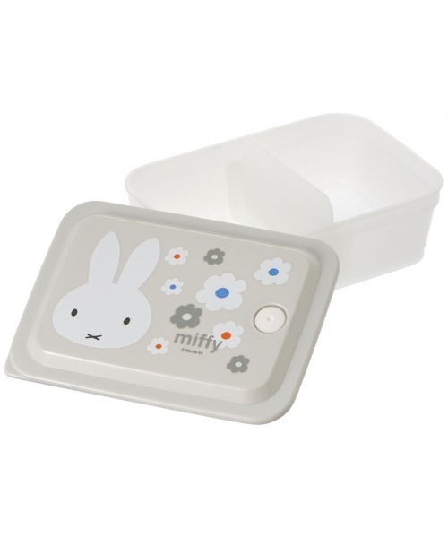 Miffy（ ミッフィー）の「(SK)【ミッフィー】お弁当箱にも使える。ふわっと盛れる 保存容器[600ml]（お弁当箱・レディース・ライトグレー/ライトピンク・ONE SIZE）」の15枚目の写真