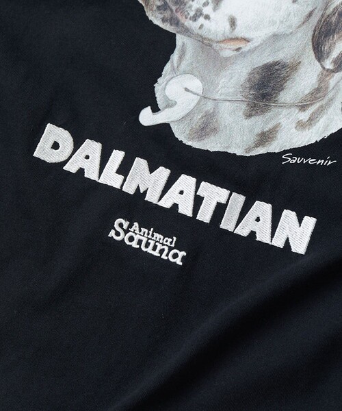 FREAK'S STORE(フリークスストア)の「SAUVENIR/サウベニア ダルメシアン L/S TEE/刺繍TEE/プリントTEE/リンガーTEE(Tシャツ/カットソー・メンズ・ホワイト/ブラック/グレー/その他9・SMALL/MEDIUM/LARGE)」の8枚目の写真