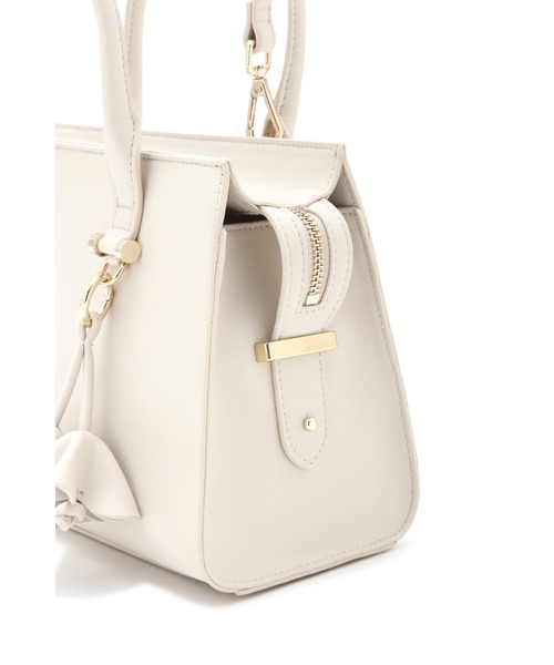 JILL STUART（ジルスチュアート）の「◆ポリーンチャームバッグ（トートバッグ・レディース・ホワイト/ブラック・ﾌﾘ-）」の18枚目の写真