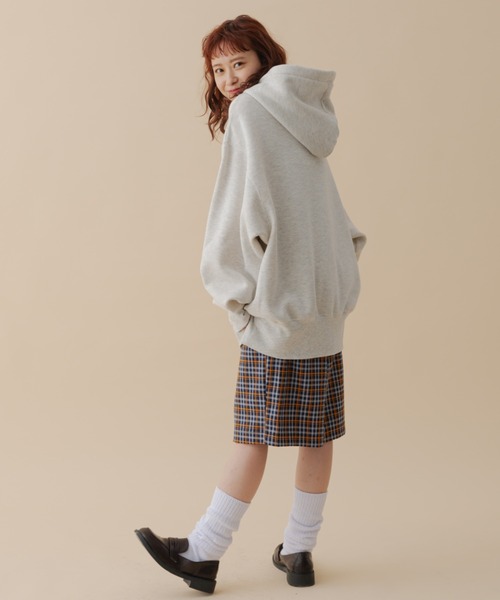 MERLOT(メルロー)の「カラーチェックハーフパンツ(その他パンツ・レディース・ネイビー/グリーン・FREE)」の21枚目の写真