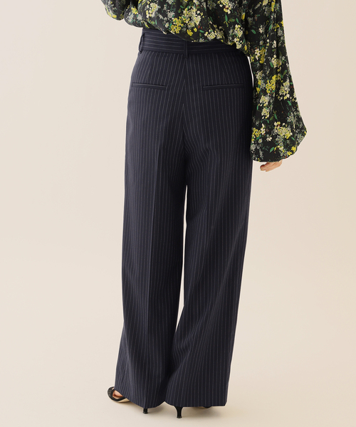 journal standard L'essage（ジャーナルスタンダードレサージュ）の「ウールトロワイドパンツ（その他パンツ・レディース・チョコ/ネイビー・36/38）」の17枚目の写真