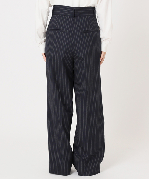 journal standard L'essage（ジャーナルスタンダードレサージュ）の「ウールトロワイドパンツ（その他パンツ・レディース・チョコ/ネイビー・36/38）」の20枚目の写真