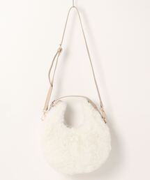 EDIT COLOGNE | ファーコンビムーンバッグ(ショルダーバッグ)