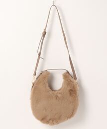 EDIT COLOGNE | ファーコンビムーンバッグ(ショルダーバッグ)