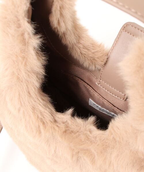 ファーコンビムーンバッグ