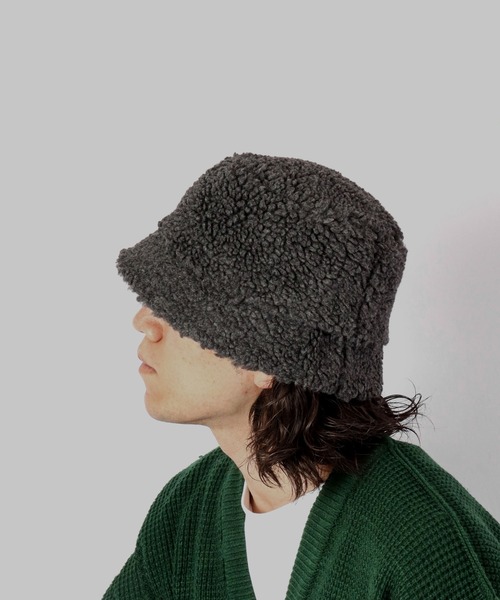 Sense of Grace（センスオブグレース）の「BOBO BUCKET HAT ボア バケットハット（ハット・メンズ・ブラック/グレー/アイボリー/マルチ・FREE）」の4枚目の写真