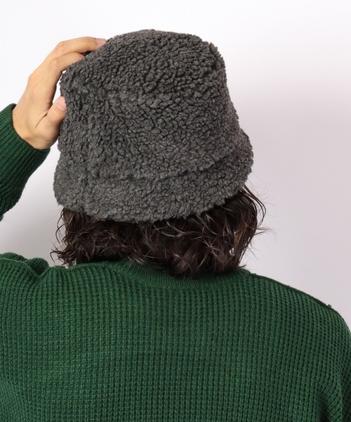 Sense of Grace（センスオブグレース）の「BOBO BUCKET HAT ボア バケットハット（ハット・メンズ・ブラック/グレー/アイボリー/マルチ・FREE）」の14枚目の写真