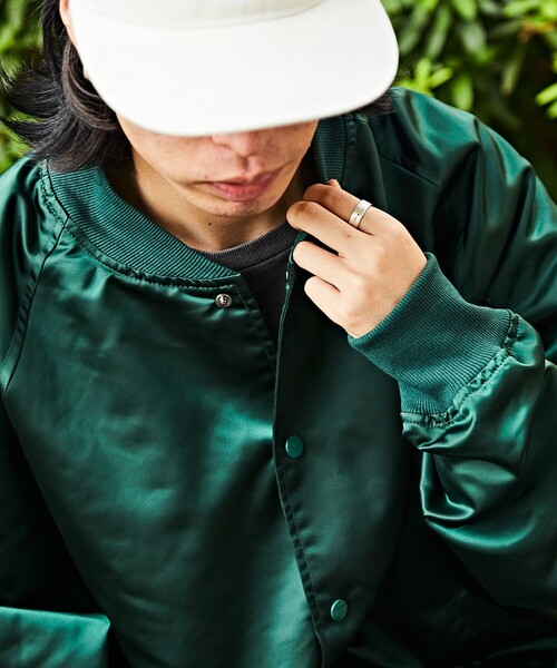 極美品 FREAK'S STORE ナイロンスタジャン L FREAK\u0027S STORE（フリークスストア）の「WEB限定 ビッグシルエット