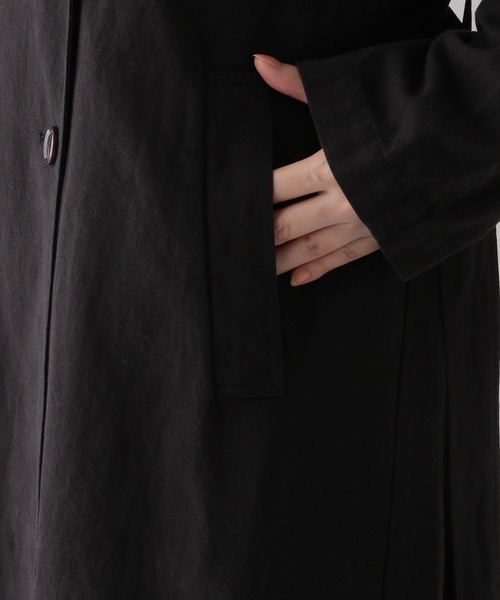 studio CLIP(スタディオクリップ)の「《Natural by studio CLIP》ヘリンボントレンチコート(トレンチコート・レディース・ブラック/カーキ・FREE)」の15枚目の写真