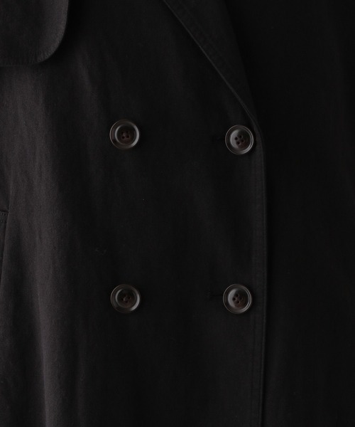 studio CLIP(スタディオクリップ)の「《Natural by studio CLIP》ヘリンボントレンチコート(トレンチコート・レディース・ブラック/カーキ・FREE)」の11枚目の写真