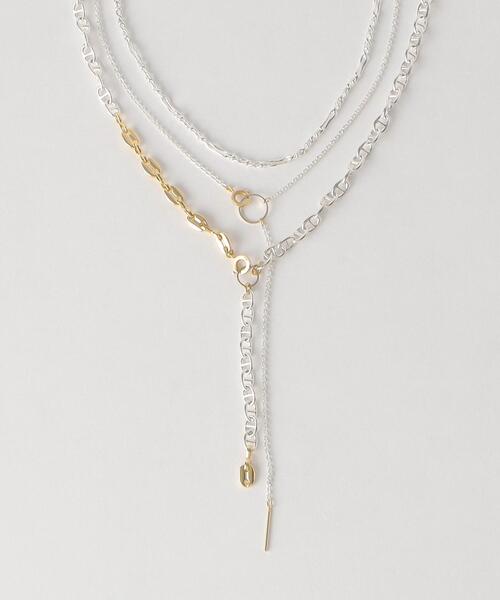Soierie（ソワリー）の「＜Soierie＞layered 3p ネックレス 