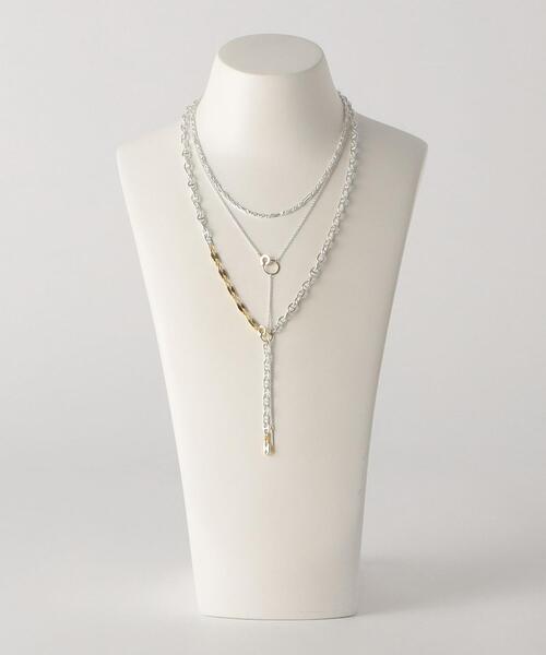 Soierie（ソワリー）の「＜Soierie＞layered 3p ネックレス 