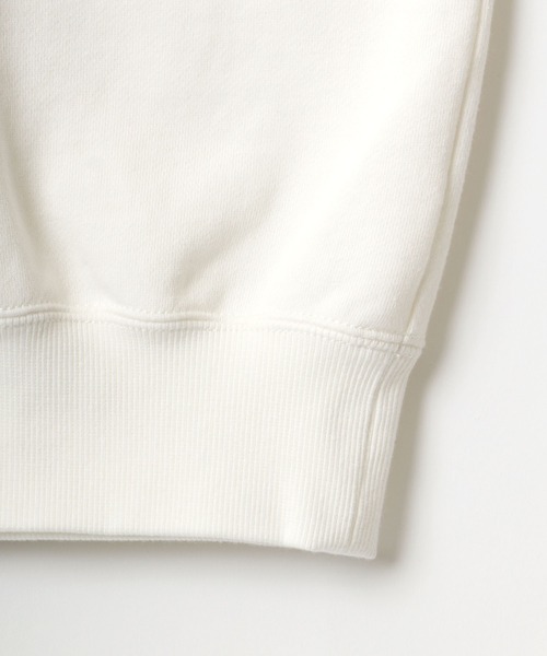 Lee（リー）の「Lee/リー 別注 オーバーサイズ 裏毛 ロゴ ワンポイント刺繍 スウェット トレーナー/長袖 トップス プルオーバー/レディース メンズ（スウェット・メンズ・ホワイト/ブラック/ダークグリーン/ブルー/オートミール/アッシュグレー・M/L/XL）」の15枚目の写真