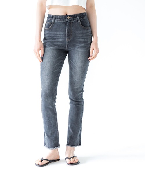 coca（coca）（コカ）の「＼新色登場／グッド デニムパンツ（デニムパンツ・レディース・ブルー/ブラック/ダークブルー/ライトブルー・S/M/L）」の4枚目の写真