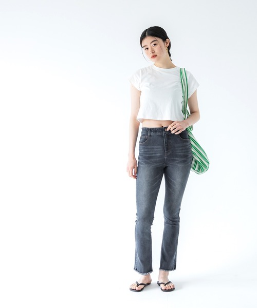 coca（coca）（コカ）の「＼新色登場／グッド デニムパンツ（デニムパンツ・レディース・ブルー/ブラック/ダークブルー/ライトブルー・S/M/L）」の10枚目の写真