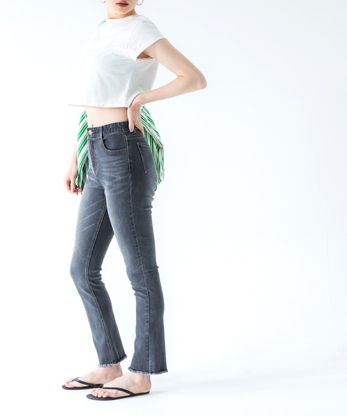 coca（coca）（コカ）の「＼新色登場／グッド デニムパンツ（デニムパンツ・レディース・ブルー/ブラック/ダークブルー/ライトブルー・S/M/L）」の11枚目の写真