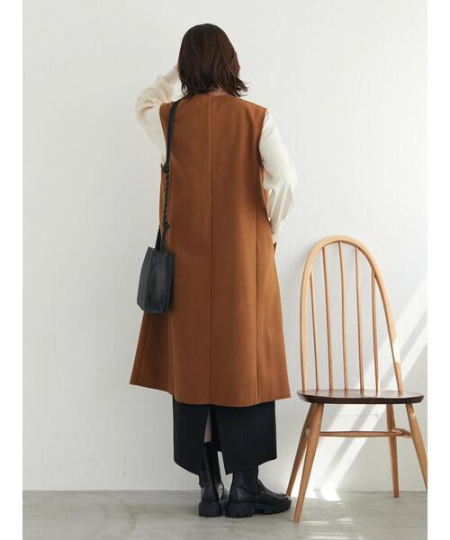 Green Parks(グリーンパークス)の「Iラインスカート*(スカート・レディース・ベージュ/ブラック/グリーン・FREE)」の9枚目の写真