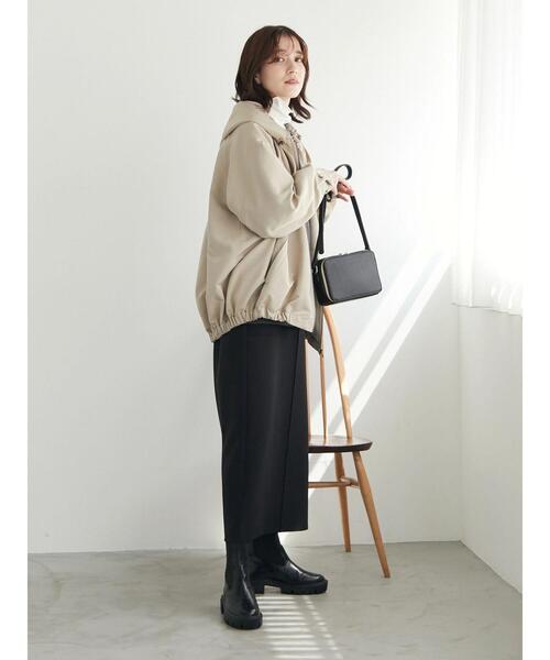 Green Parks(グリーンパークス)の「Iラインスカート*(スカート・レディース・ベージュ/ブラック/グリーン・FREE)」の16枚目の写真