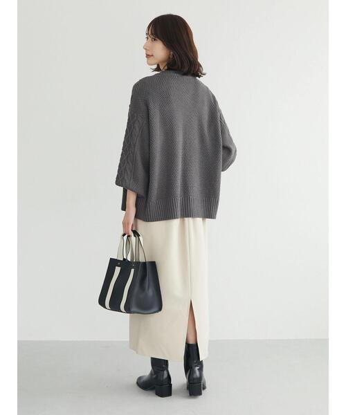 Green Parks(グリーンパークス)の「Iラインスカート*(スカート・レディース・ベージュ/ブラック/グリーン・FREE)」の19枚目の写真