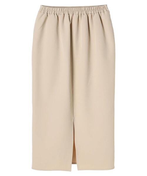 Green Parks(グリーンパークス)の「Iラインスカート*(スカート・レディース・ベージュ/ブラック/グリーン・FREE)」の10枚目の写真