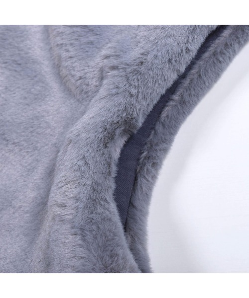 SLAP SLIP（スラップスリップ）の「SLAPSLIP/ファー＆プードルボアベスト(80~130cm)（ベスト・キッズ・グレー/オフホワイト/ピンク・MEDIUM/SMALL/LARGE）」の21枚目の写真