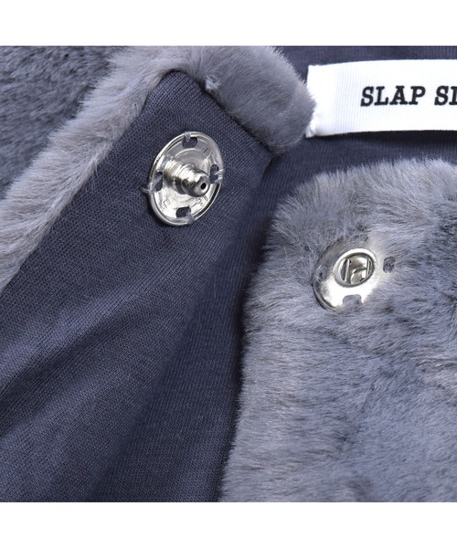 SLAP SLIP（スラップスリップ）の「SLAPSLIP/ファー＆プードルボアベスト(80~130cm)（ベスト・キッズ・グレー/オフホワイト/ピンク・MEDIUM/SMALL/LARGE）」の14枚目の写真