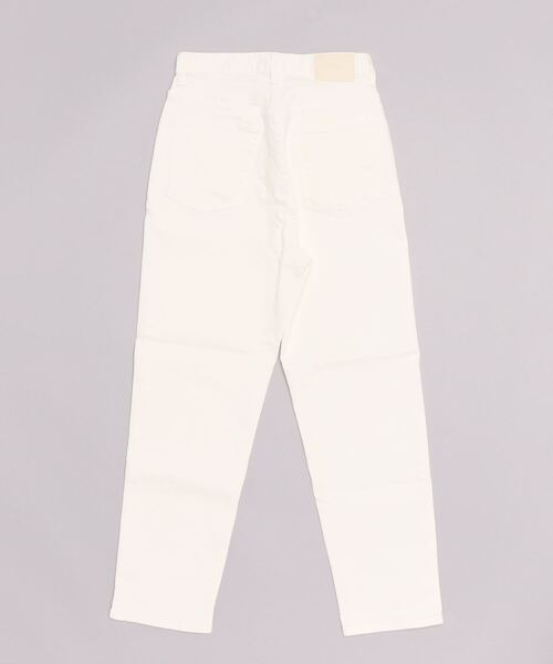 LAULEN（ローレン）の「HW Tapered denim/ハイウエストテーパードデニム（デニムパンツ・レディース・ホワイト・MEDIUM/SMALL）」の10枚目の写真