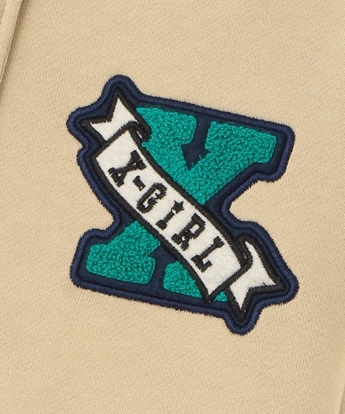 X-girl Stages(エックスガールステージス)の「スタジャン(スタジャン・キッズ・ネイビー/ベージュ・140cm/130cm/90cm/110cm/120cm/100cm)」の7枚目の写真