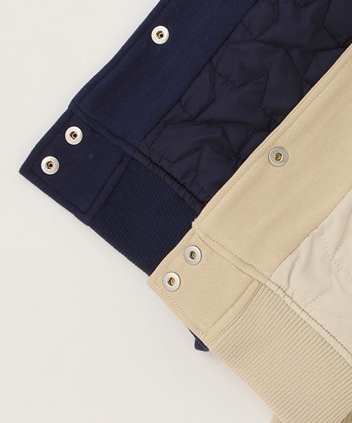 X-girl Stages(エックスガールステージス)の「スタジャン(スタジャン・キッズ・ネイビー/ベージュ・140cm/130cm/90cm/110cm/120cm/100cm)」の11枚目の写真