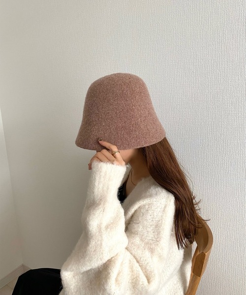 フェルトバケットハット