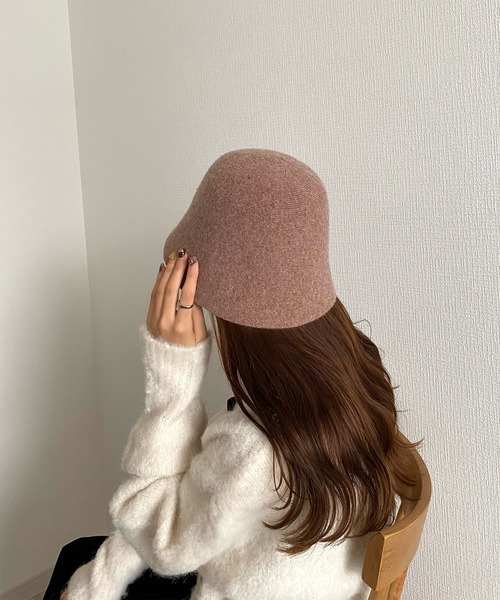 フェルトバケットハット