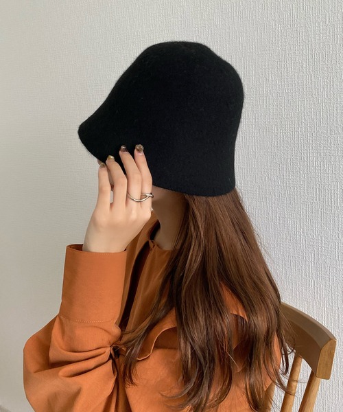 フェルトバケットハット