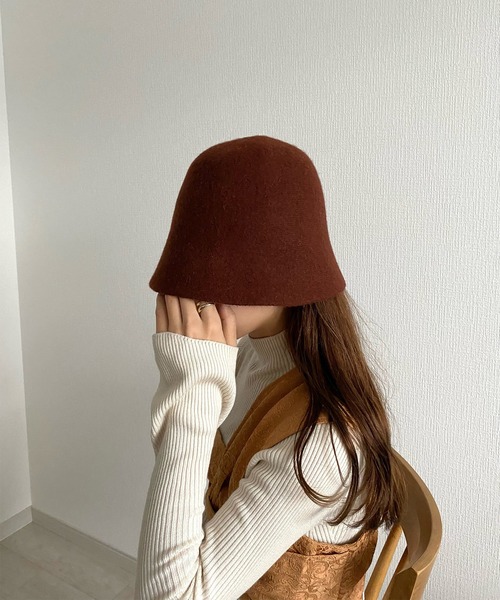 フェルトバケットハット