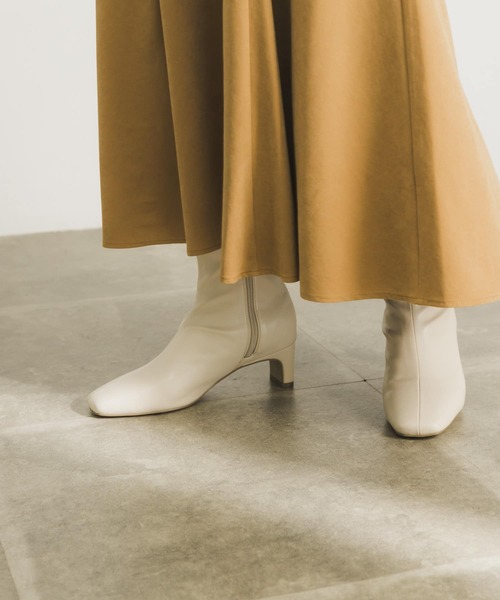 URBAN RESEARCH(アーバンリサーチ)の「ストレッチショートブーツ(ブーツ・レディース・ブラック/アイボリー/ベージュ系その他・38/37/39/36)」の10枚目の写真