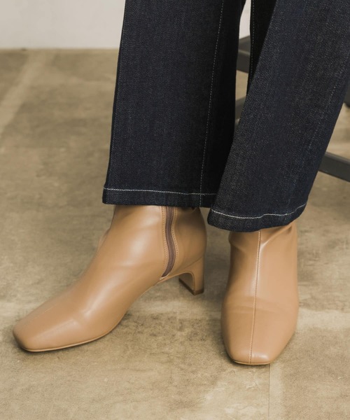 URBAN RESEARCH(アーバンリサーチ)の「ストレッチショートブーツ(ブーツ・レディース・ブラック/アイボリー/ベージュ系その他・38/37/39/36)」の17枚目の写真