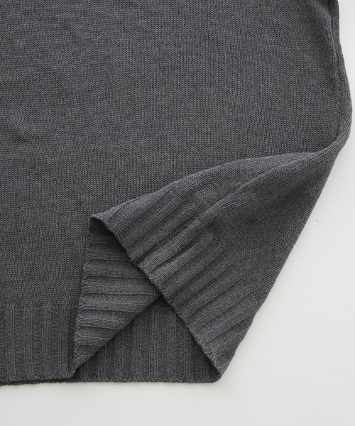 Anchor Smith(アンカー スミス)の「オーバータートルハイネックニット(ニット/セーター・メンズ・ブラック/グレー・M/L/XL)」の19枚目の写真