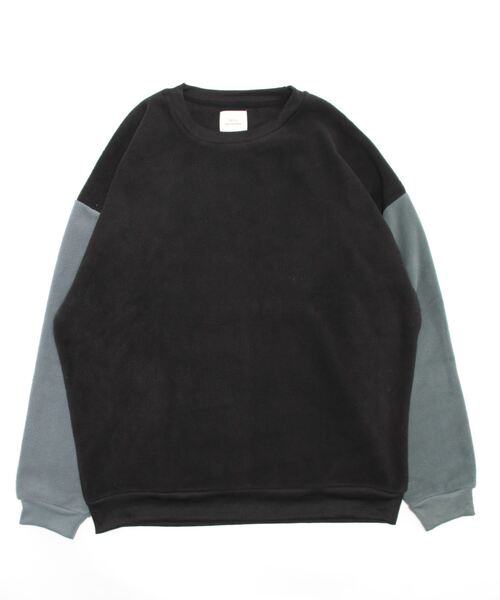 CORISCO(コリスコ)の「フラノフリース BIGトレーナー(M1)(スウェット・メンズ・アイボリー/グリーン/その他1/その他2/ブラック/ダークグリーン/ブルー系その他・MEDIUM/LARGE/X-LARGE)」の9枚目の写真