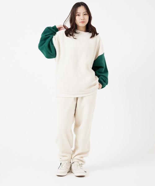 CORISCO(コリスコ)の「フラノフリース BIGトレーナー(M1)(スウェット・メンズ・アイボリー/グリーン/その他1/その他2/ブラック/ダークグリーン/ブルー系その他・MEDIUM/LARGE/X-LARGE)」の16枚目の写真