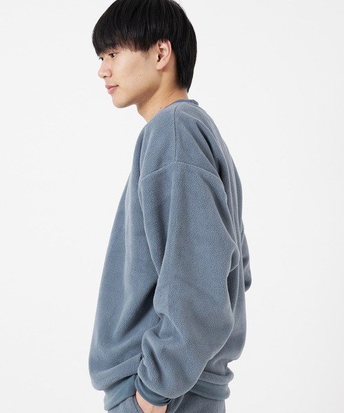 CORISCO(コリスコ)の「フラノフリース BIGトレーナー(M1)(スウェット・メンズ・アイボリー/グリーン/その他1/その他2/ブラック/ダークグリーン/ブルー系その他・MEDIUM/LARGE/X-LARGE)」の19枚目の写真