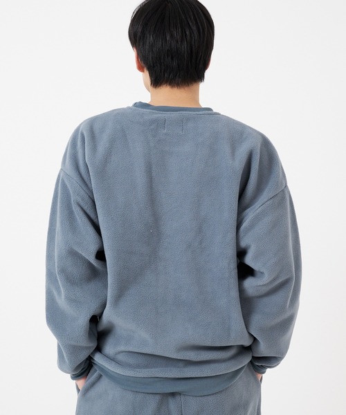 CORISCO(コリスコ)の「フラノフリース BIGトレーナー(M1)(スウェット・メンズ・アイボリー/グリーン/その他1/その他2/ブラック/ダークグリーン/ブルー系その他・MEDIUM/LARGE/X-LARGE)」の18枚目の写真