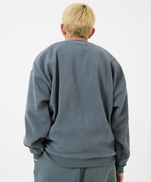 CORISCO(コリスコ)の「フラノフリース BIGトレーナー(M1)(スウェット・メンズ・アイボリー/グリーン/その他1/その他2/ブラック/ダークグリーン/ブルー系その他・MEDIUM/LARGE/X-LARGE)」の22枚目の写真
