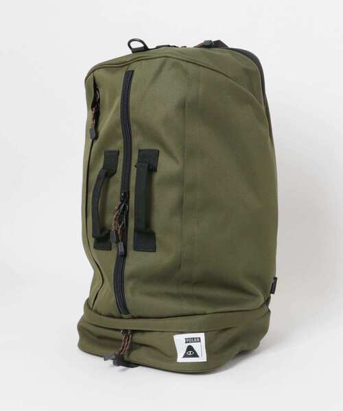 POLeR（ポーラー）の「POLeR　3WAY GEAR DUFFEL（バックパック/リュック・メンズ・オリーブ/ブラック・ONE）」の6枚目の写真