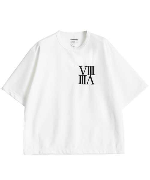 SHAREEF(シャリーフ)の「QUILT JQ S/S PO(Tシャツ/カットソー・メンズ・ホワイト/ブラック・1/2/3)」の2枚目の写真