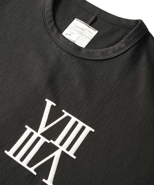 SHAREEF(シャリーフ)の「QUILT JQ S/S PO(Tシャツ/カットソー・メンズ・ホワイト/ブラック・1/2/3)」の4枚目の写真